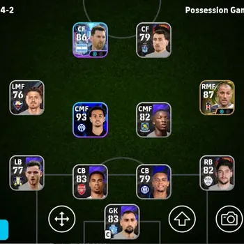 eFootball Accounts Legends & Iconic Players Mobile |PW 2403|Epic Didier Ricardo Quaresma,Shwt LionelMessi|Coach