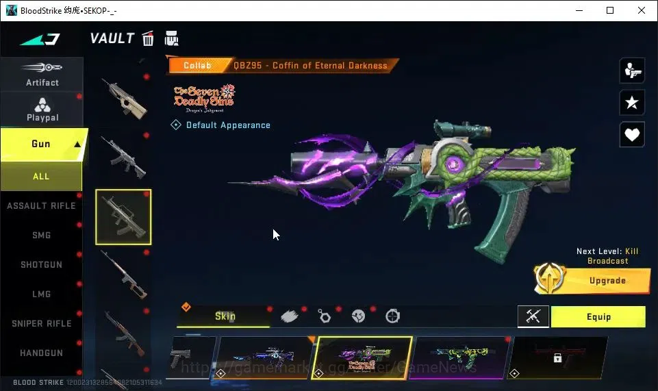 Blood Strike Accounts ASIA|ETERNAL DEagle-Scorpius|Collab 7DS[M700,AK47, image 19