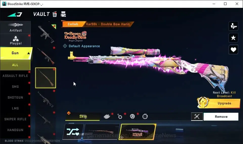 Blood Strike Accounts ASIA|ETERNAL DEagle-Scorpius|Collab 7DS[M700,AK47, image 20