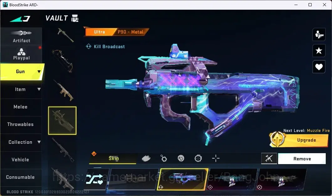 Blood Strike Accounts ASIA | 2 AOT GUN: M4A1,M700 | 1 AOT STRIKER Mikasa image 4