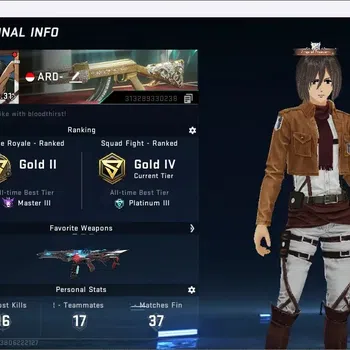 Blood Strike Collab Skin ASIA | 2 AOT GUN: M4A1,M700 | 1 AOT STRIKER Mikasa image 1