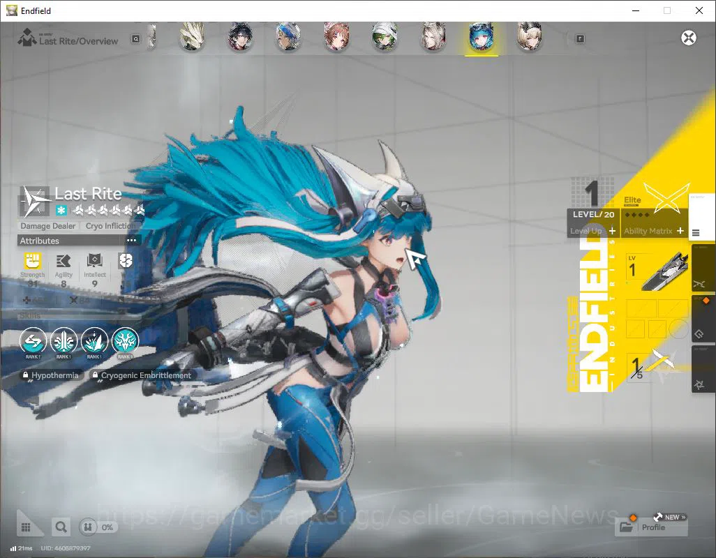 Arknights: Endfield Accounts Asia Lv 50|4 SSR [(Yvonne,Arbelia)+Sign,Pogranichn image 7