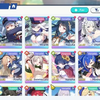 Stella Sora Accounts Global Lv 40|13 SSR 8 Limit|(Shia T1,Chitose,Wraith,Nazuka,Otoha,Etc)|17 SSR Disc|10K SDust,7K GD,5K