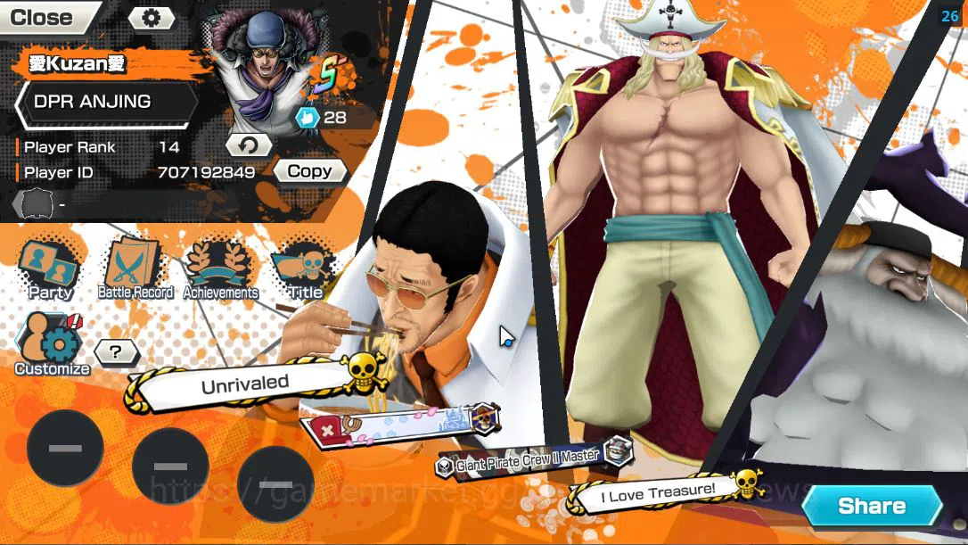 One Piece Bounty Rush Accounts Global|4 EX|Great Pirate Newgate,The 5Elders Satur image 2