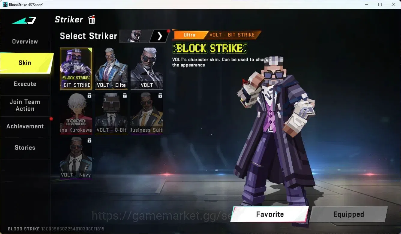 Blood Strike Accounts ASIA | 3 ULTRA STRIKER: VOLT, BLAST, ZERO|MCX EVA- image 2