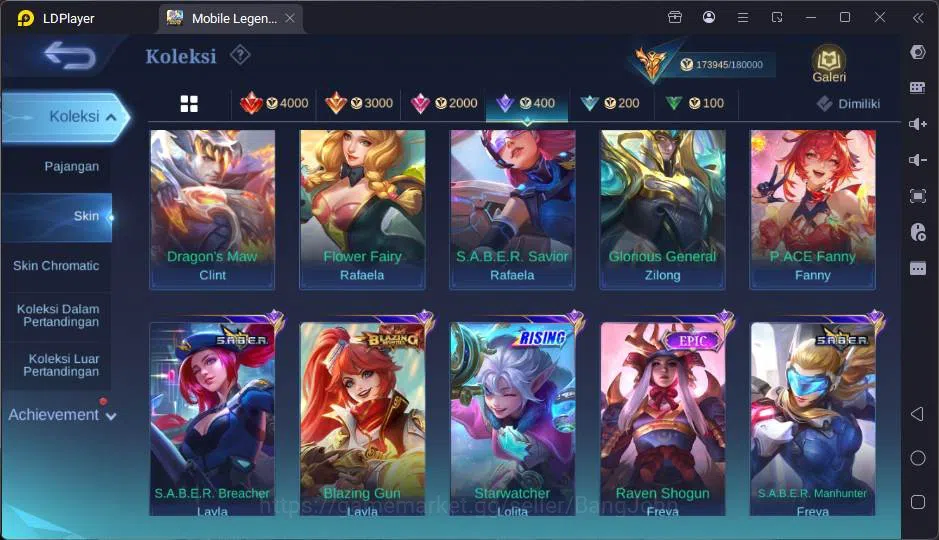 Mobile Legends: Bang Bang Accounts GLOBAL|Hero 131|Skin 511|Lgn Gusion+Lunox,Kof Chou image 10