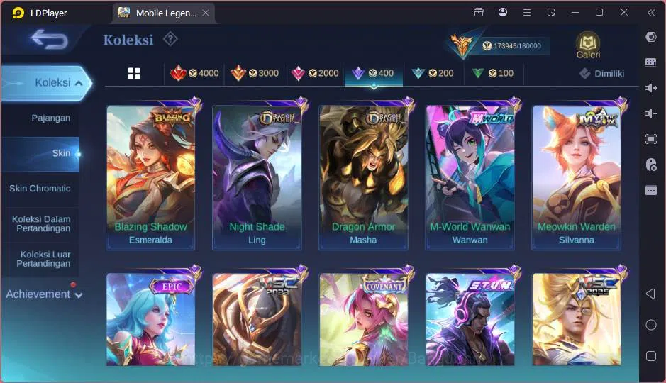 Mobile Legends: Bang Bang Accounts GLOBAL|Hero 131|Skin 511|Lgn Gusion+Lunox,Kof Chou image 16