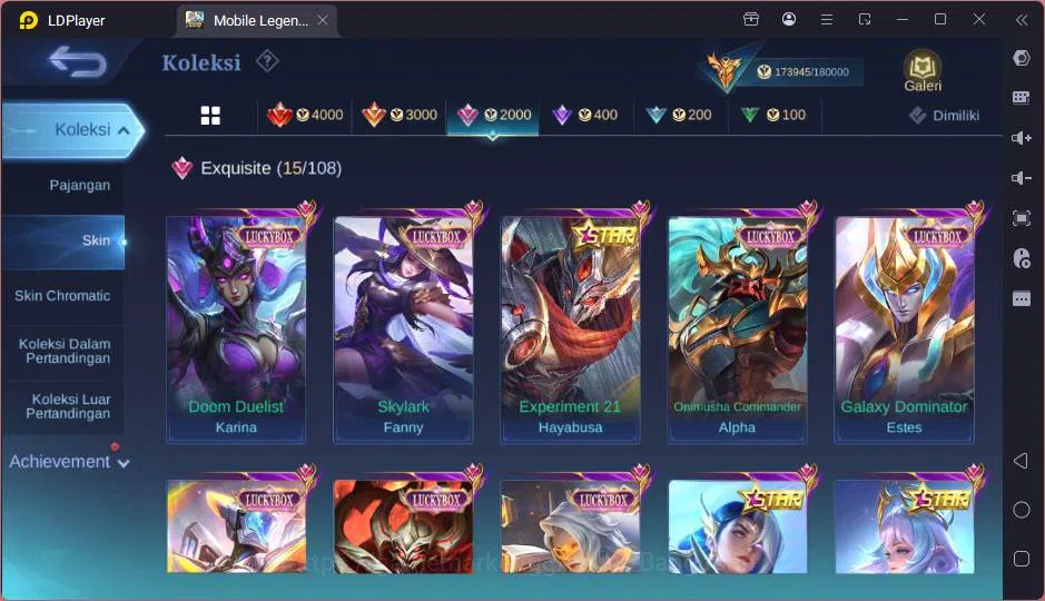 Mobile Legends: Bang Bang Accounts GLOBAL|Hero 131|Skin 511|Lgn Gusion+Lunox,Kof Chou image 6