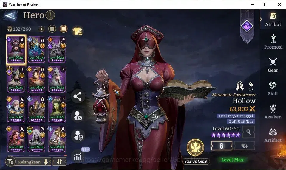 Watcher of Realms Accounts GLOBAL 60x|3M Power|5,8K Gems+46 RS|3 Lord[Aracha, image 12