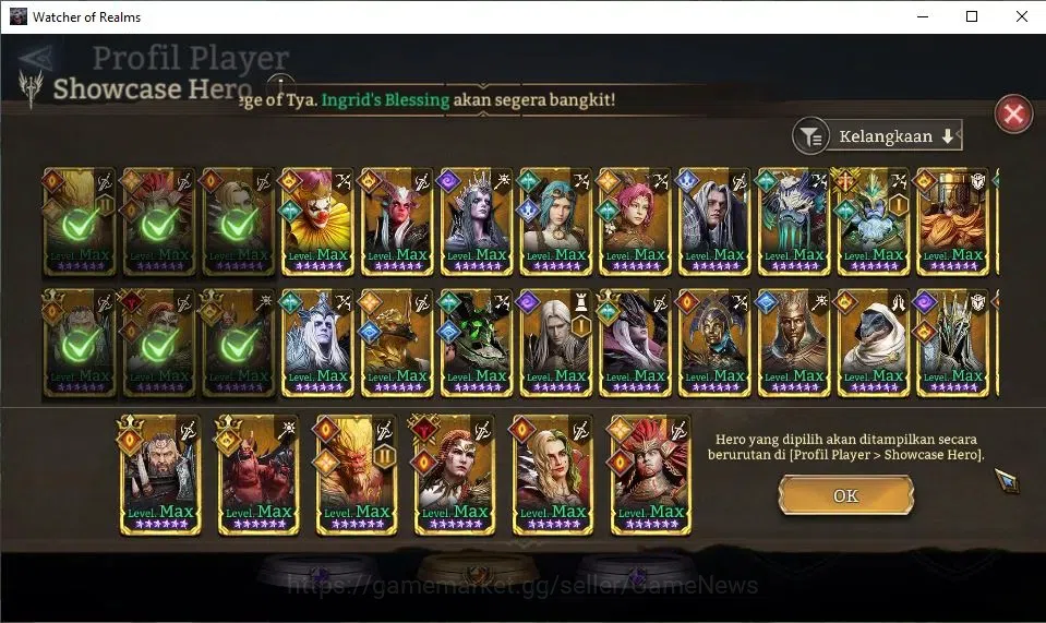 Watcher of Realms Accounts GLOBAL 60x|3M Power|5,8K Gems+46 RS|3 Lord[Aracha, image 13