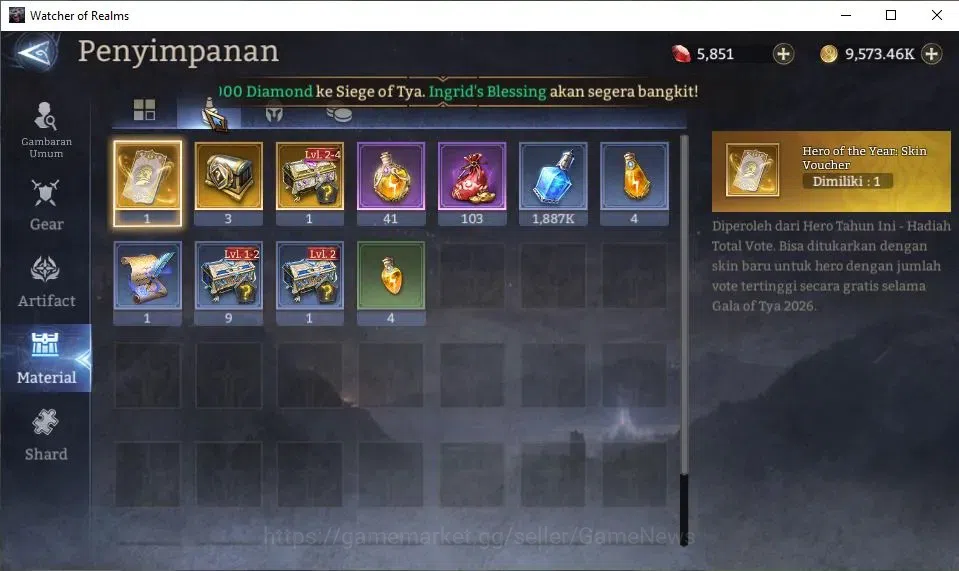 Watcher of Realms Accounts GLOBAL 60x|3M Power|5,8K Gems+46 RS|3 Lord[Aracha, image 18