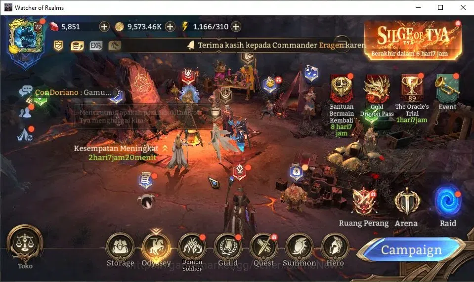 Watcher of Realms Accounts GLOBAL 60x|3M Power|5,8K Gems+46 RS|3 Lord[Aracha, image 2