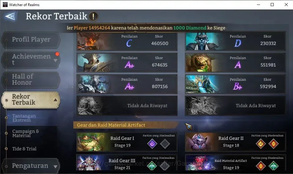 Watcher of Realms Accounts GLOBAL 60x|3M Power|5,8K Gems+46 RS|3 Lord[Aracha, image 7