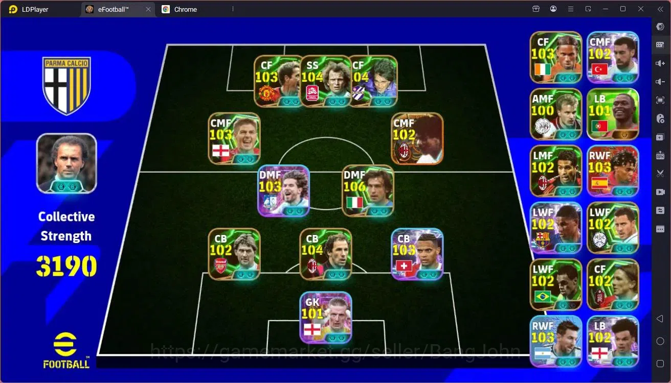 eFootball Accounts Legends & Iconic Players Mobile |PW 3190|Bigtime Rijkaard|Epic Pirlo,Baresi,Drogba Etc|SHW 1