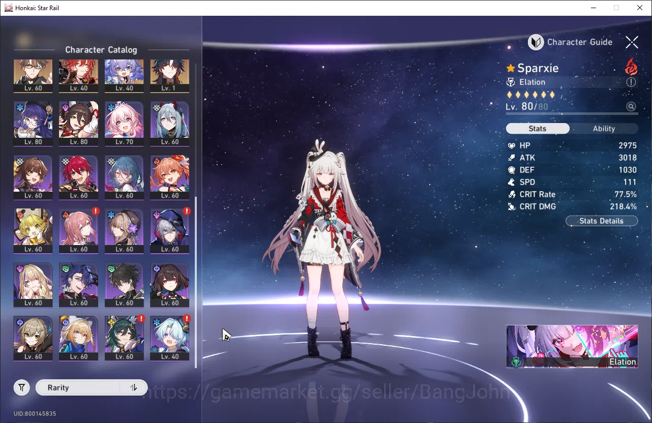 Honkai Star Rail Accounts ASIA | TL 70 | 11 Limit | Yao Guang E2 + Sign | Ce image 3