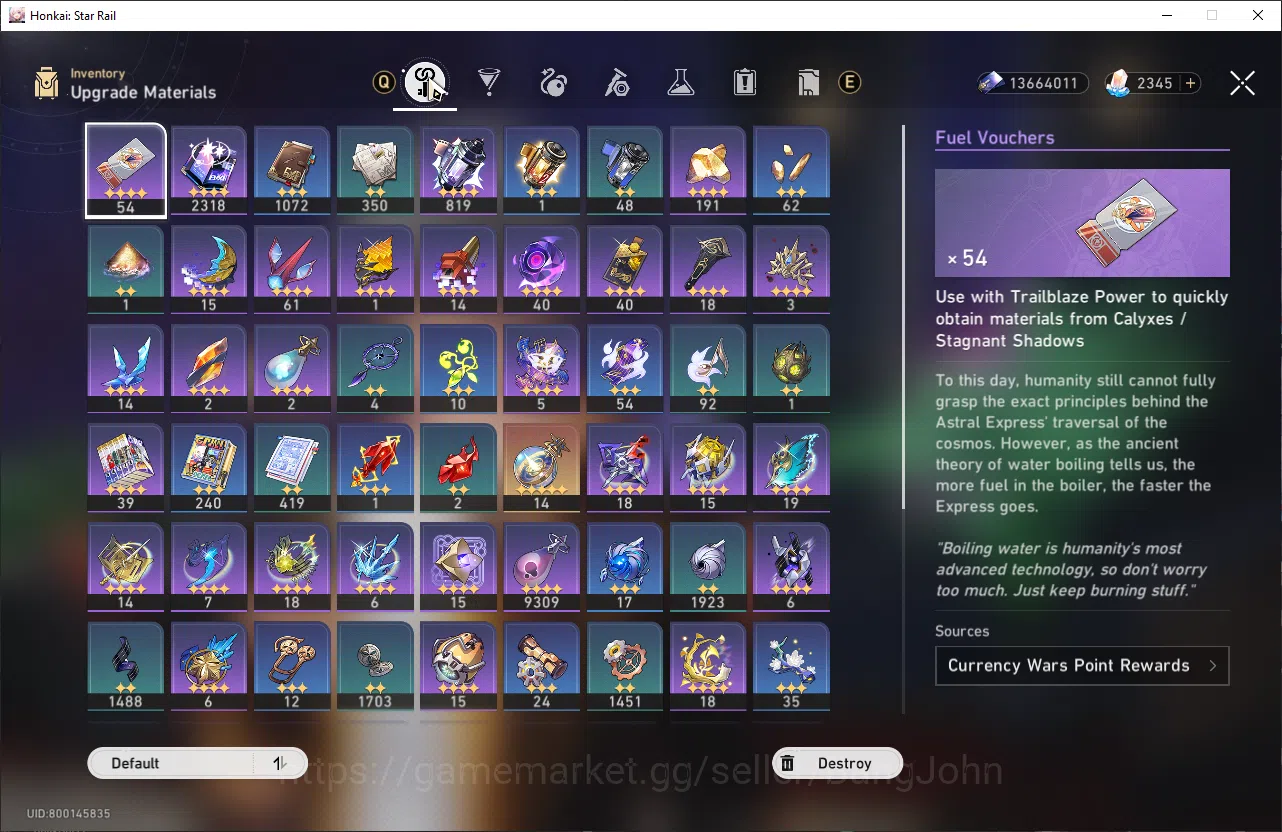 Honkai Star Rail Accounts ASIA | TL 70 | 11 Limit | Yao Guang E2 + Sign | Ce image 8