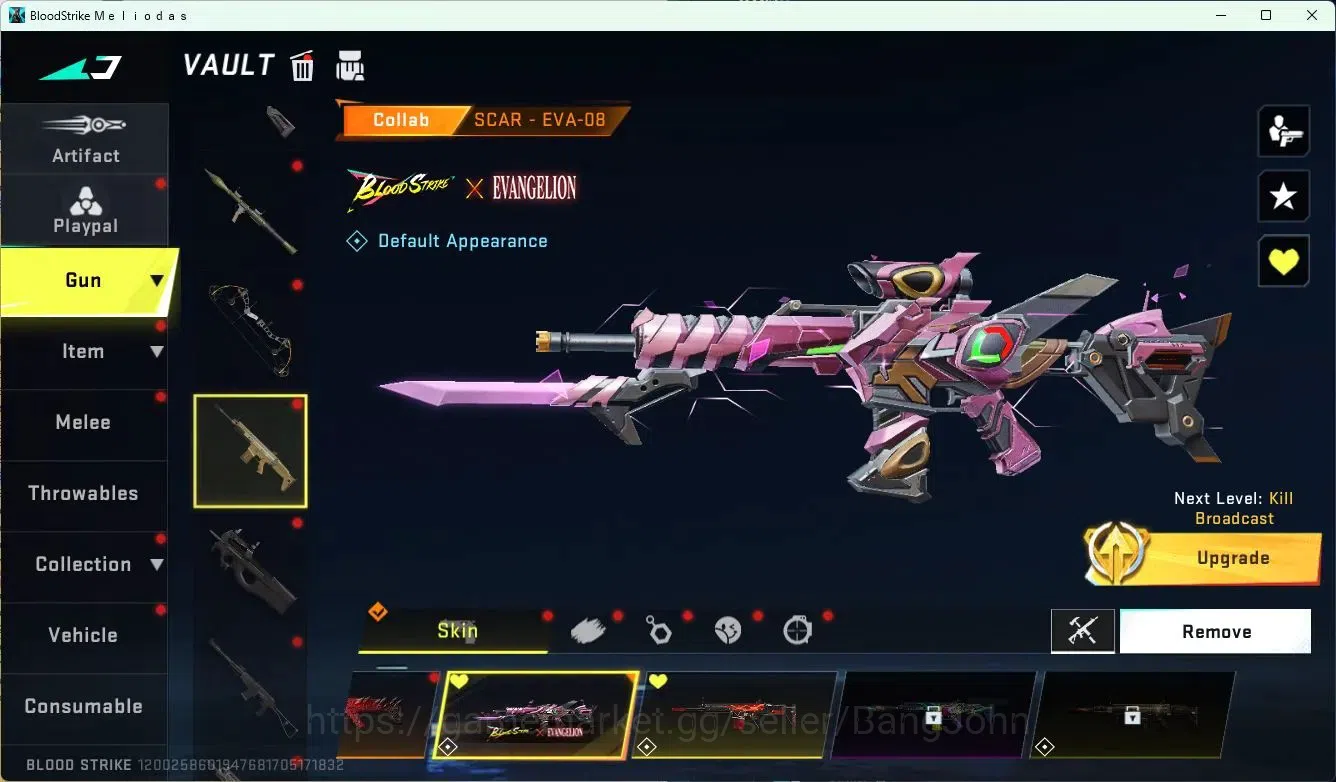 Blood Strike Accounts ASIA| L50 Master IV Mythic | Eternal KRAKEN (Melee image 16