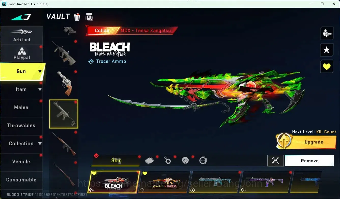 Blood Strike Accounts ASIA| L50 Master IV Mythic | Eternal KRAKEN (Melee image 20