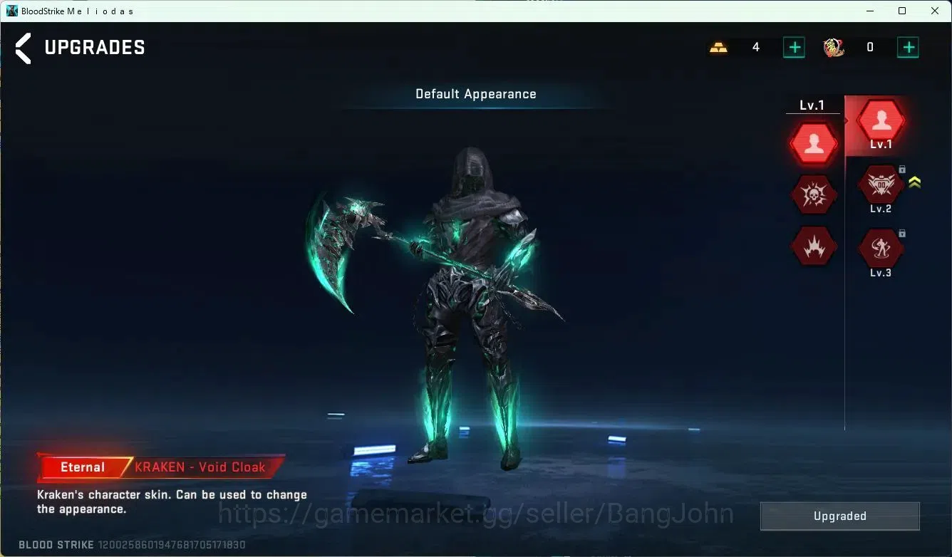Blood Strike Accounts ASIA| L50 Master IV Mythic | Eternal KRAKEN (Melee image 8