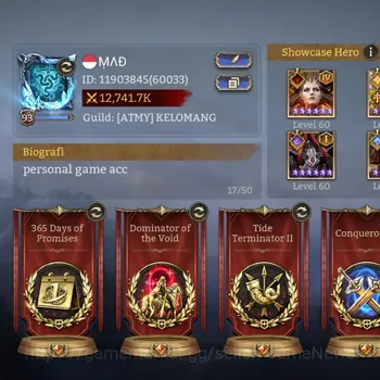 Watcher of Realms Accounts End-Game Global S6xx|12M Power|15
