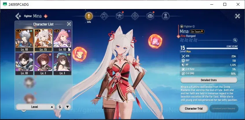 Mongil:Star Dive Accounts Global | AL 3 | NL 11 | 2 SSR Meta - Mina & Sangun image 4