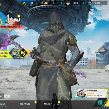 Blood Strike Accounts Collab Skin ASIA|ULTRA Melee [SCYTHE-Harvester]|Collab ONE PUNCH MAN [Parachute-Saitama