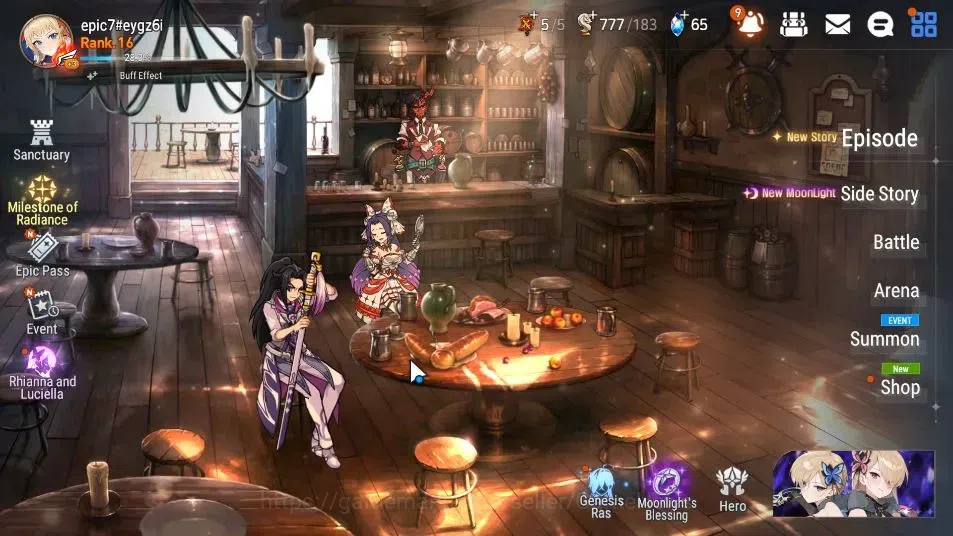 Epic Seven Accounts GLOBAL Unverif|New Era|2 ML(LOTScales,Astromancer image 1