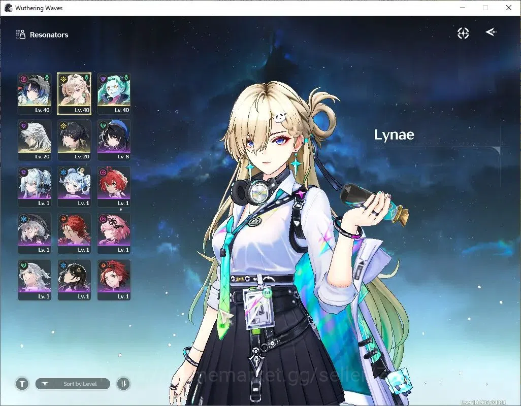 Wuthering Waves Accounts Starter SEA|UL20|SOL3 R1|3 Limit (YangYang,Lynae + Sign, Rebecca)+Calcaro|MC Female|TakeMail(WW786Z) 1
