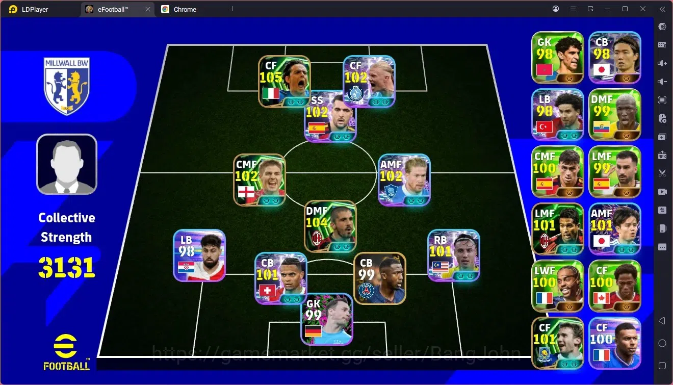 eFootball Accounts Legends & Iconic Players Mobile |PW 3131|Epic Inzaghi,Gattuso,Gerrard,Shevchenko,Serginho|SHW 1