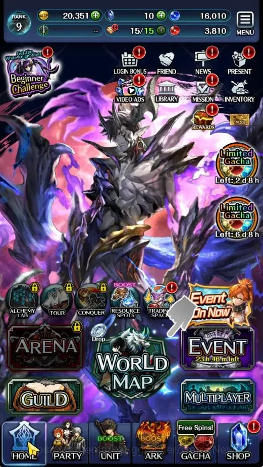 Last Cloudia Accounts GLOBAL|Rank 9|Top Tier Unit[Demon Lord Judecca-Sam image 3
