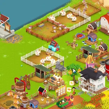 Hay Day Accounts Lvl 41|Barn Storage 0 + Silo Storage 72|200K Coins image 1