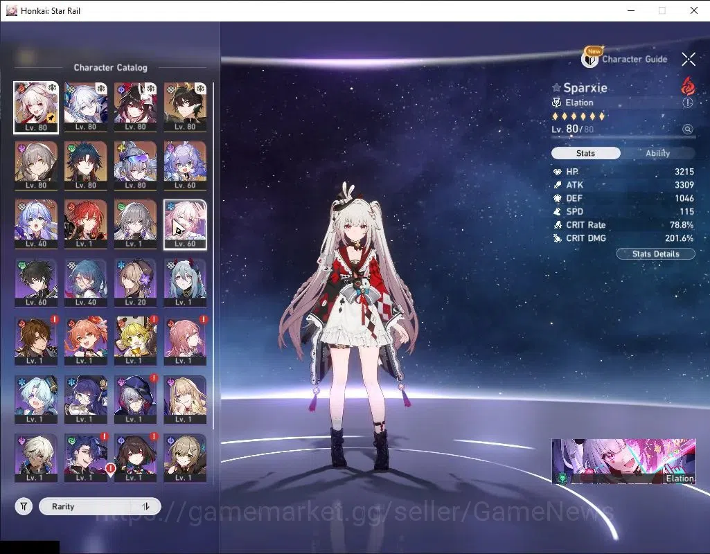 Honkai Star Rail Accounts Asia|TL 65|Premium Elation|7 Limited|(Sparxie E3,Y image 4