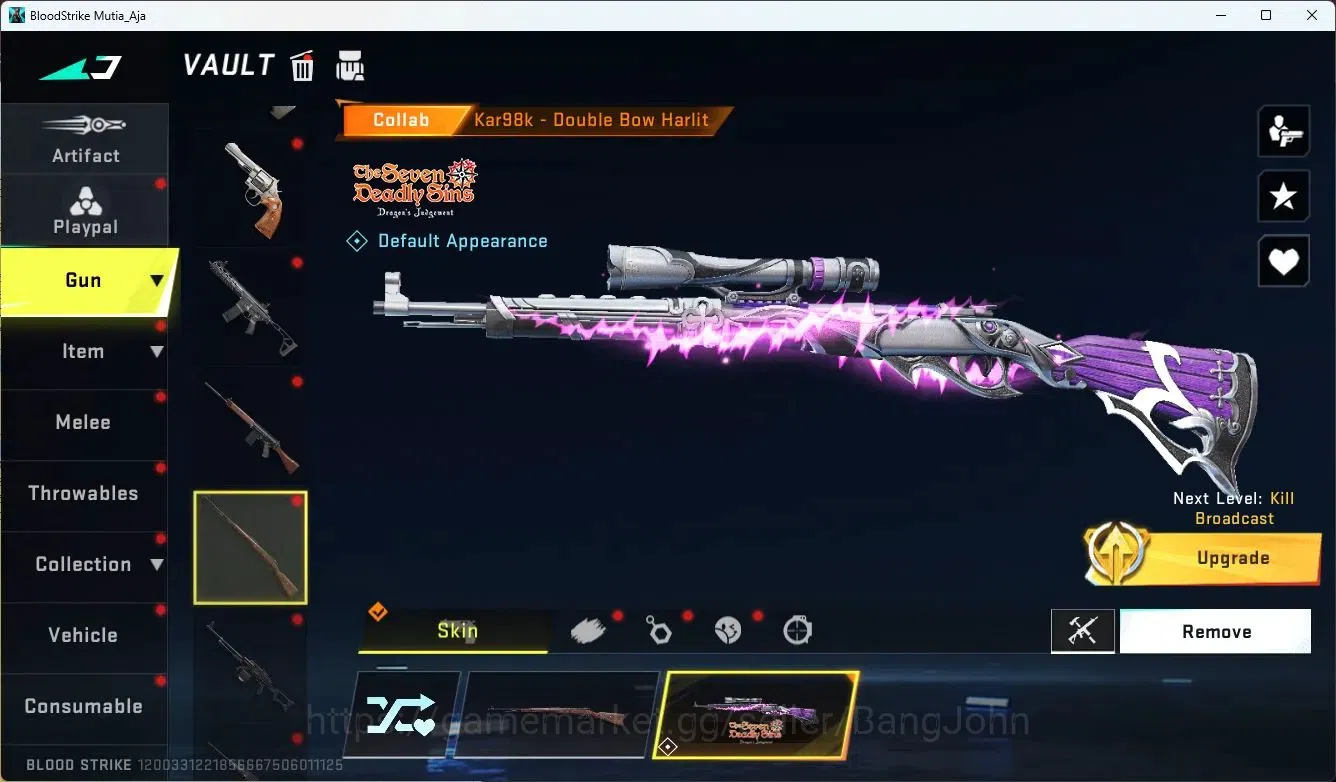 Blood Strike Accounts ASIA | 1 ETERNAL: Desert Eagle |5 Collab Gun [4 7D image 16