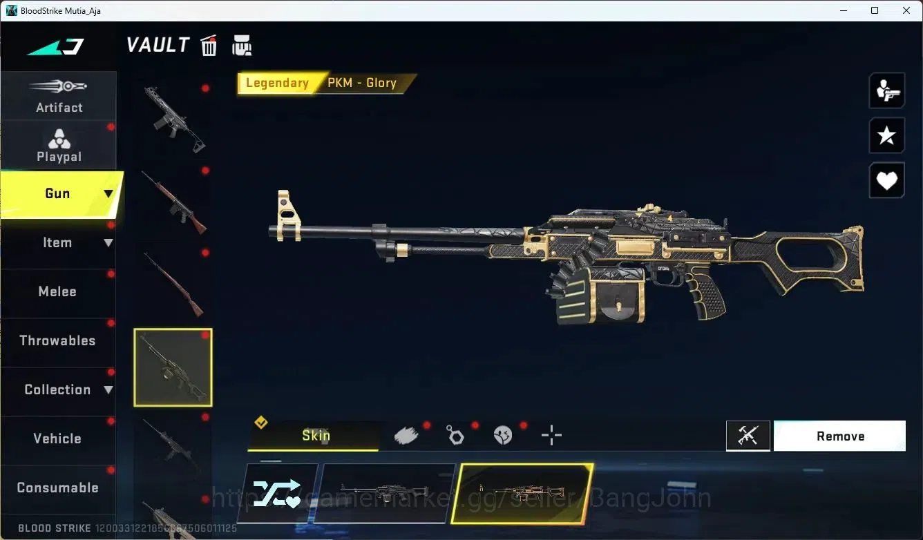 Blood Strike Accounts ASIA | 1 ETERNAL: Desert Eagle |5 Collab Gun [4 7D image 17
