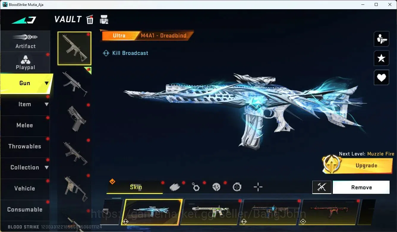 Blood Strike Accounts ASIA | 1 ETERNAL: Desert Eagle |5 Collab Gun [4 7D image 2
