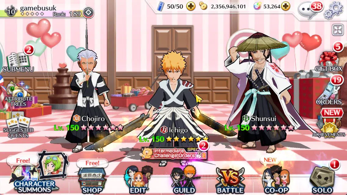 Bleach: Brave Souls Mid-Tier [GLOBAL]53k Orb|TYBW26(Uryu,Ichigo),Ichigo 10th An image 1