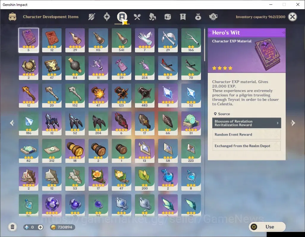 Genshin Impact Accounts ASIA|AR 58|11 Limited + 6(*5Weap)|PremTeam [SkirkC image 12