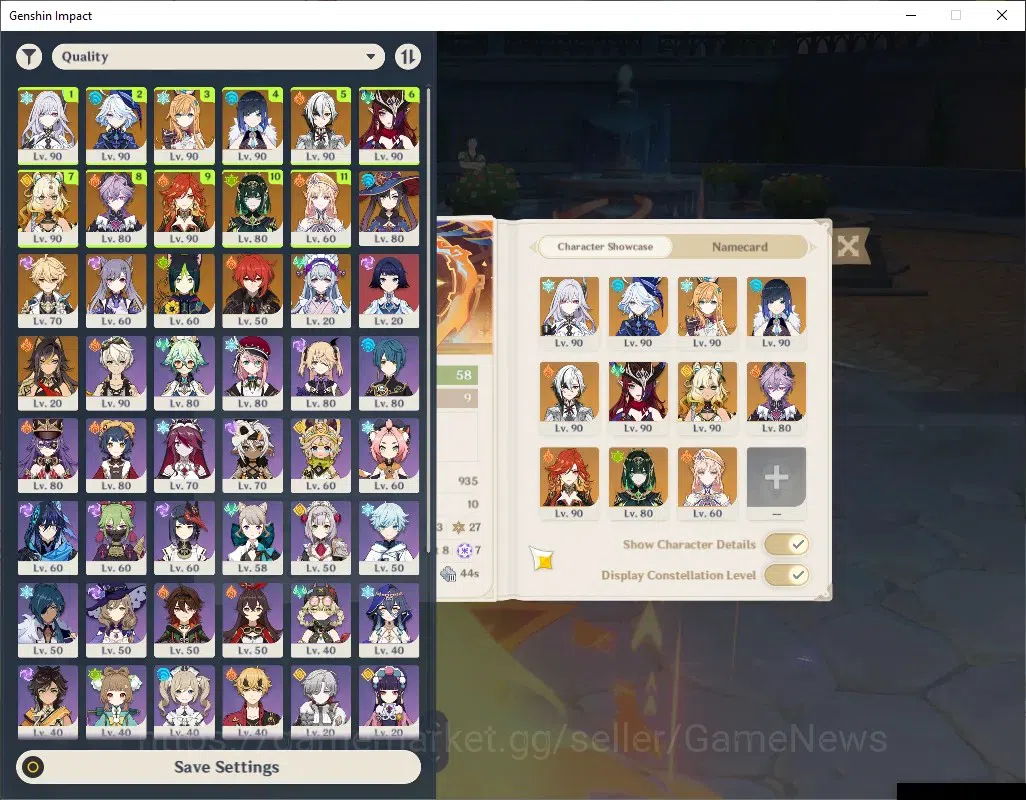 Genshin Impact Accounts ASIA|AR 58|11 Limited + 6(*5Weap)|PremTeam [SkirkC image 2