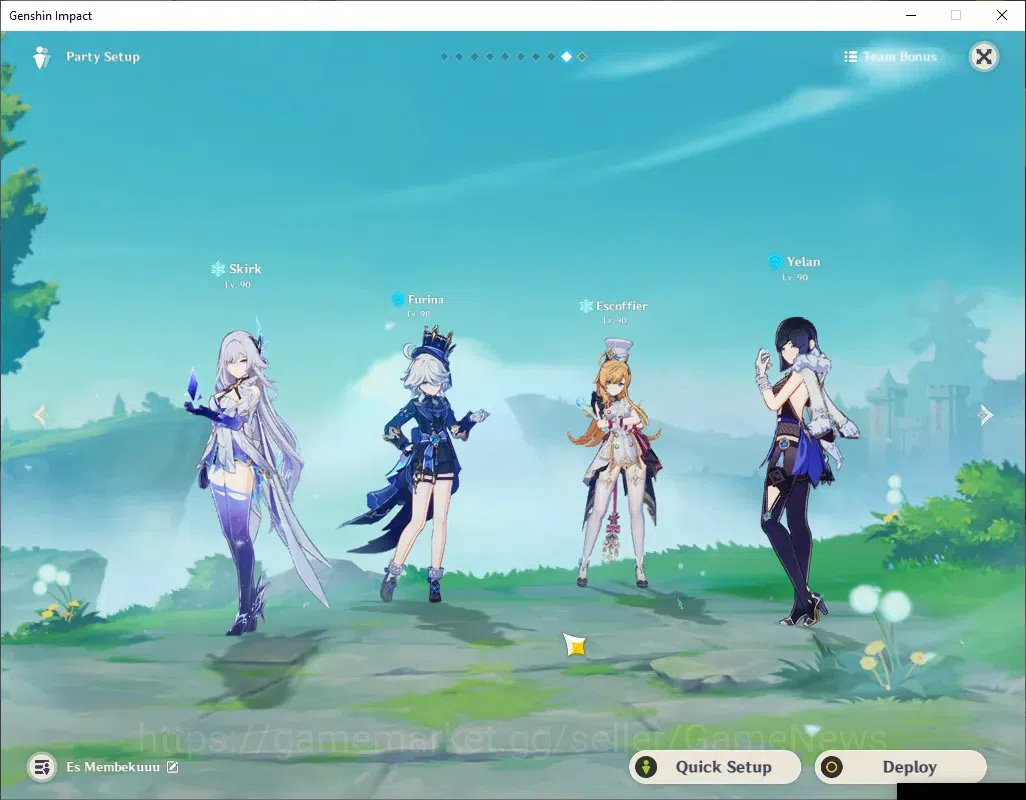 Genshin Impact Accounts ASIA|AR 58|11 Limited + 6(*5Weap)|PremTeam [SkirkC image 3