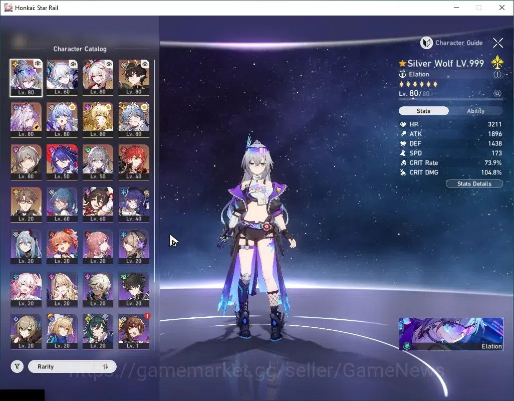 Honkai Star Rail Accounts Asia|TL 64|9 Limited|(SW 999,Aglaea)+Sign,Castoric image 4