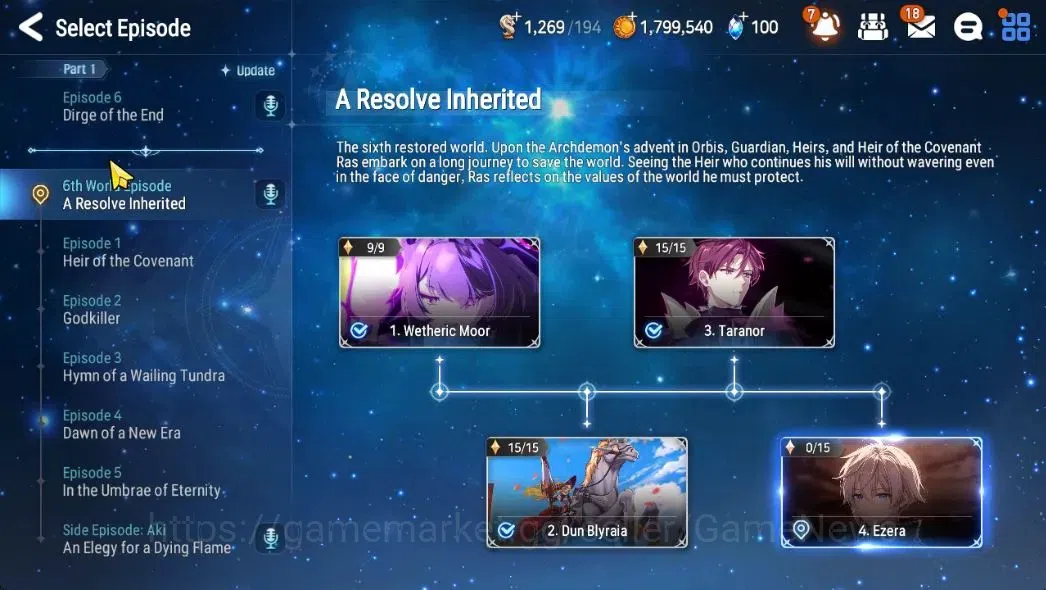 Epic Seven Accounts Starter GLOBAL Unverif|New Era|2 ML (E Ilynav ,MA Ken)+Tenebria,Iseria|Poh ON|1,2k Energy 1,3K 20