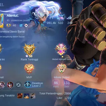 Mobile Legends: Bang Bang Others skin 133 hero 86. KOF karina, Lborn granger, Venom image 1