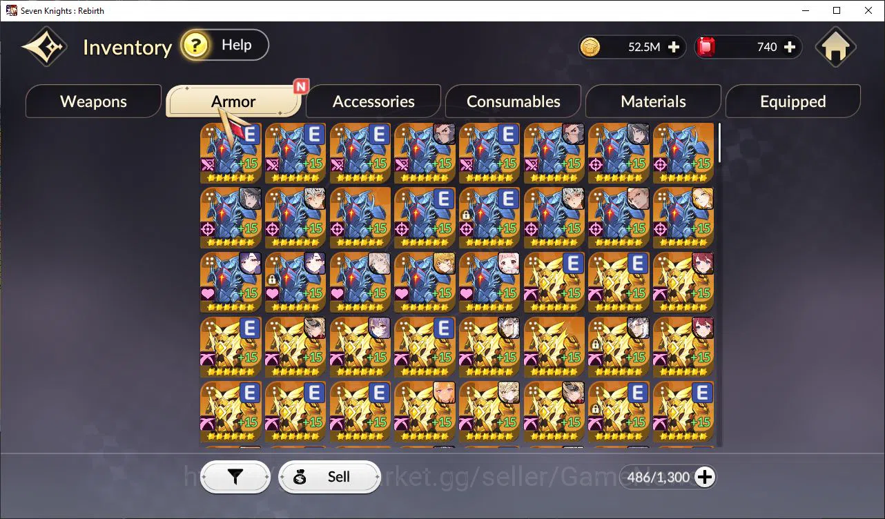 Seven Knights Re:Birth Accounts GLOBAL SEA|3 Ex-7k[FaiTC1,Melia,Juri]16 TC6+[Freyj image 10