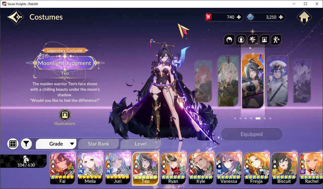 Seven Knights Re:Birth Accounts GLOBAL SEA|3 Ex-7k[FaiTC1,Melia,Juri]16 TC6+[Freyj image 5