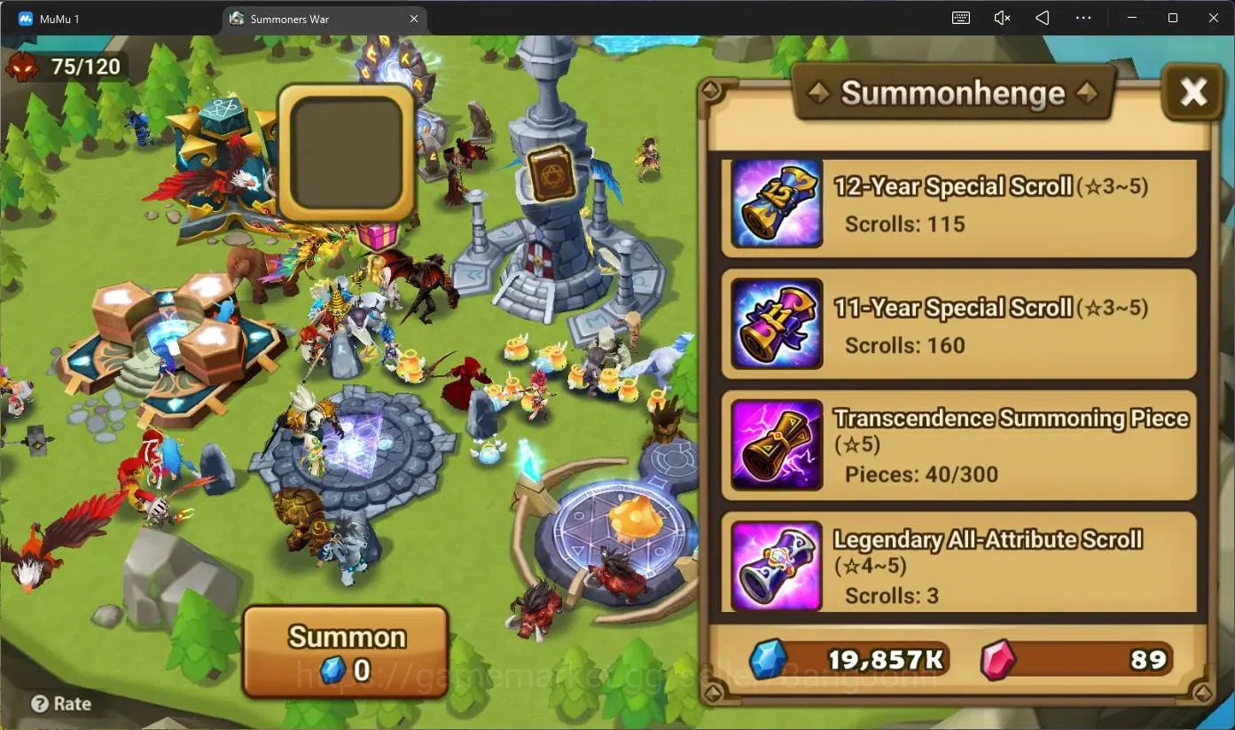 Summoners War: Sky Arena Accounts GLOBAL | NB 5 TESHAR,Starter Gacha 115 12Y+160 11Y image 3
