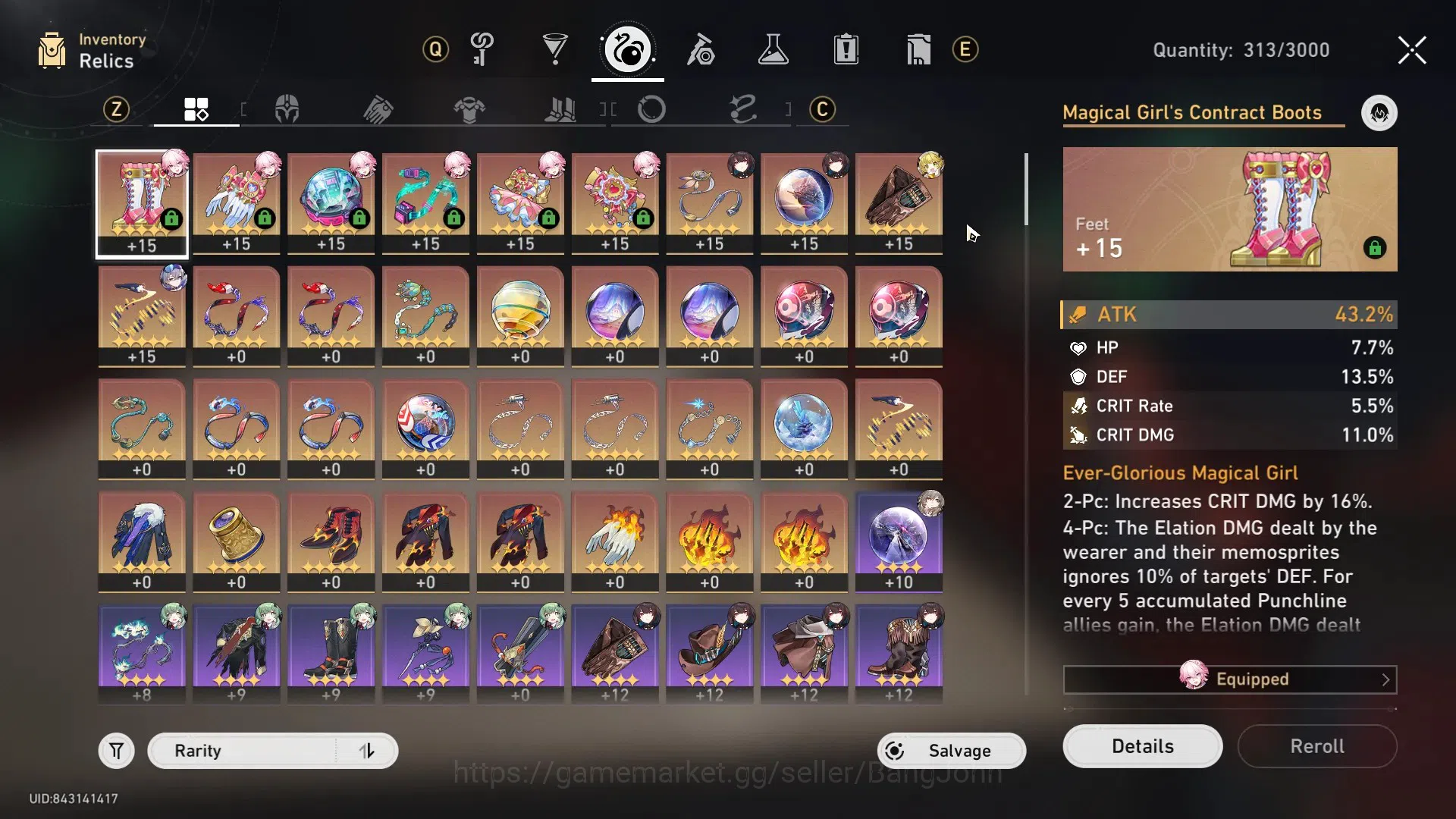 Honkai Star Rail Accounts ASIA| TL40 | Limited 4 Evanesia E1 F2P Party, Huoh image 6