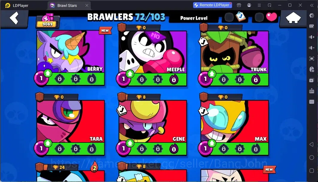 Brawl Stars Accounts Global | 9089 Thropy|72 Brawler|5 Max Hypercharge| image 14
