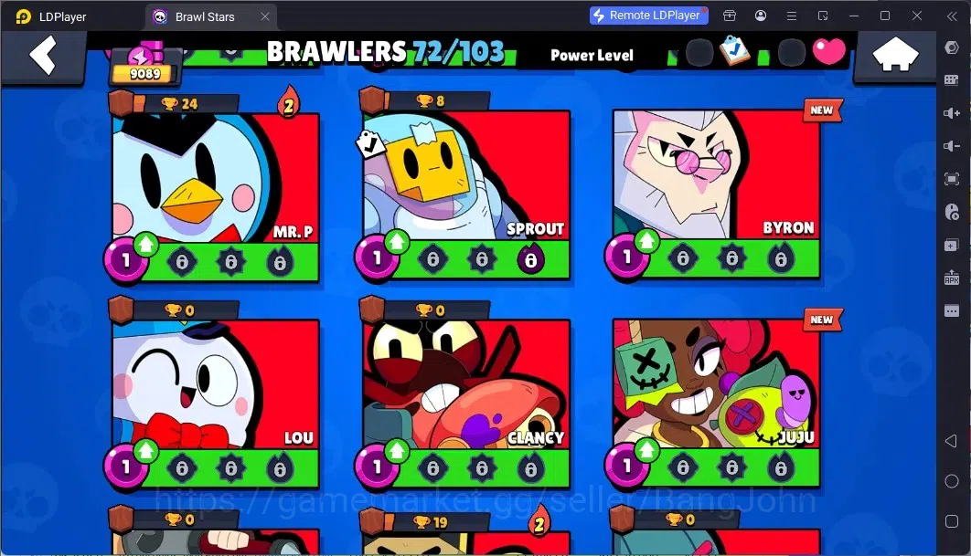 Brawl Stars Accounts Global | 9089 Thropy|72 Brawler|5 Max Hypercharge| image 15