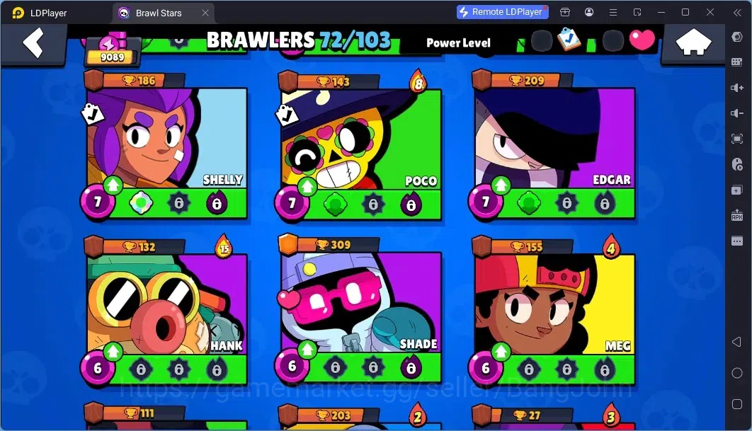 Brawl Stars Accounts Global | 9089 Thropy|72 Brawler|5 Max Hypercharge| image 7