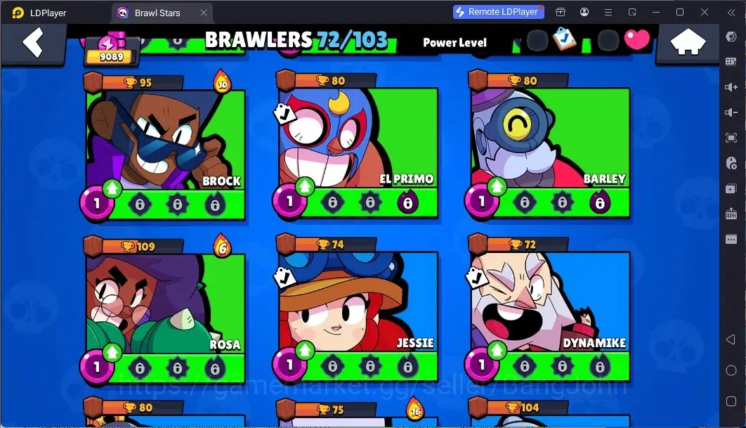 Brawl Stars Accounts Global | 9089 Thropy|72 Brawler|5 Max Hypercharge| image 9